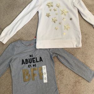 Girls long sleeve shirts